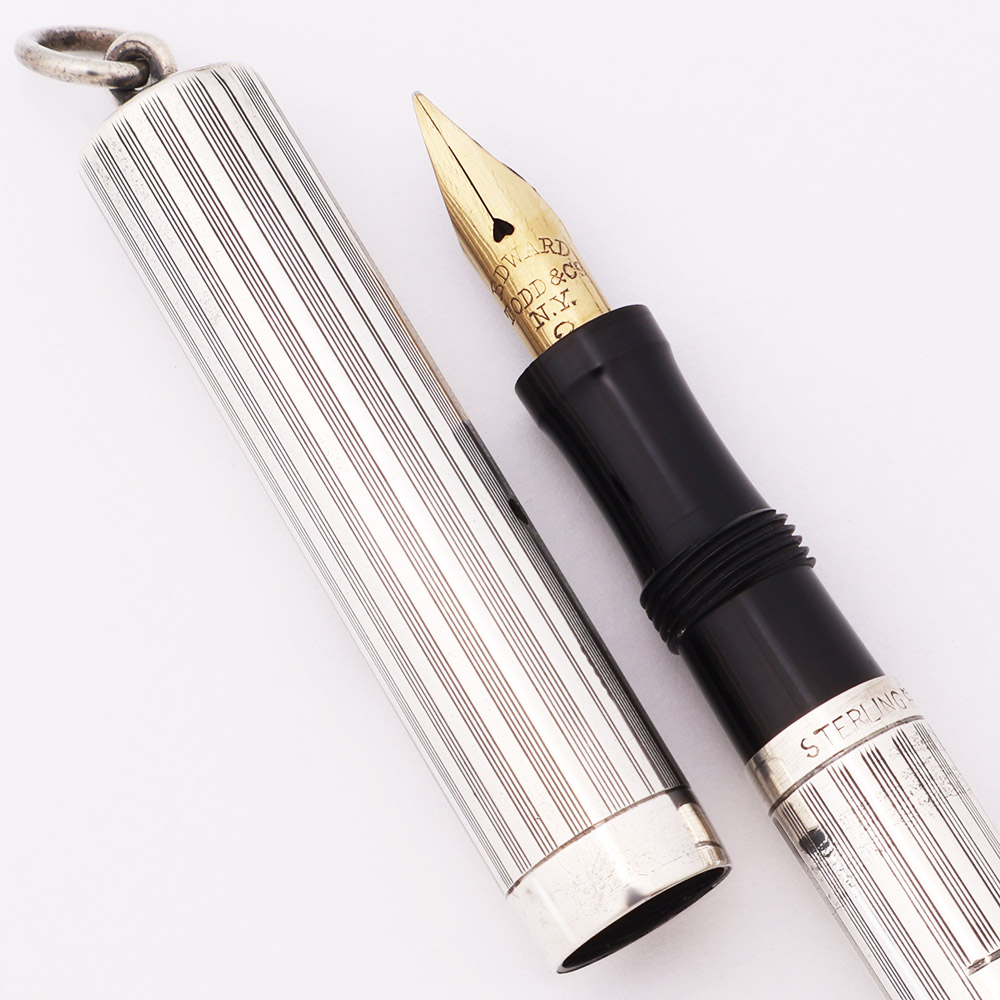 Edward Todd Small Ring Top Sterling Pen - Eyedropper